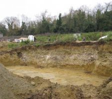C y est, le terrassement est terminé