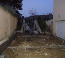 Préparation fond de forme dallage   drainage