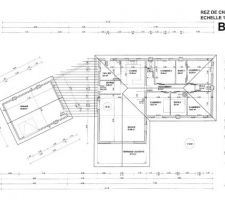 Plan de la maison de plein pied