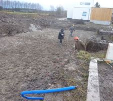 Terrassement en cours