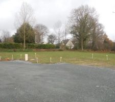 Terrain pr&ecirc;t &agrave; la construction