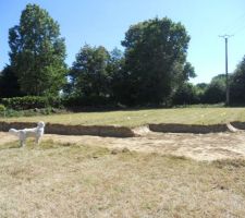 Le d&eacute;but de la viabilisation du terrain