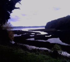 Langrolay sur rance de bon matin à marée haute