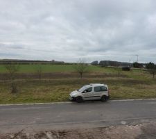 Vue de notre chambre