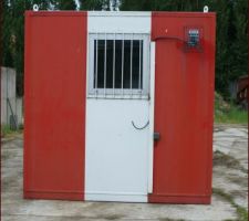 Futur Chalet : "le Shelter" vue de côté (ancien local technique)