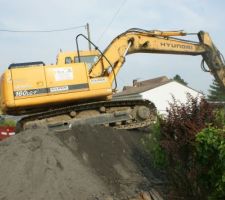 Passage sur le tas de sable