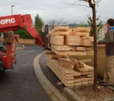 Réception de la charpente bois