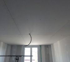 Placo plafond chambre fini de poser