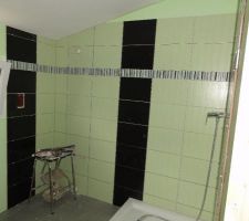 Faïence posée dans sdb