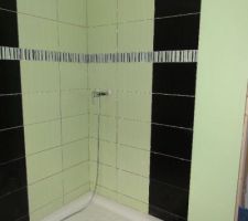 Faïence posée dans sdb