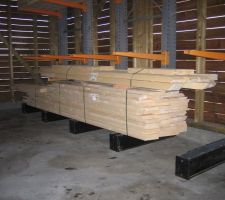 Tout est taillé, en attente en usine