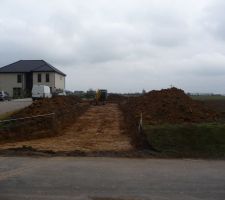 D&eacute;caissement acc&egrave;s chantier