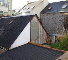 La vue cotée terrasse cour orientation ouest