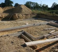 D&eacute;but des fondations