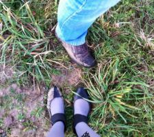 Le terrain est boueux !