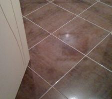 Carrelage jointe douche