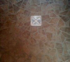 Sol douche mosaique