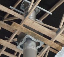 Conduit de cheminée du poêle à granules