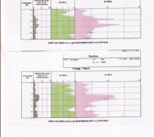 Diagrammes pénétrométriques