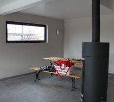 Elephant sur mur du fond, et skimming