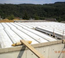 Mis en place des hourdies polystyrene