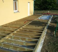 Taille terrasse : 3m70 sur 13m40
Composite LM between brun