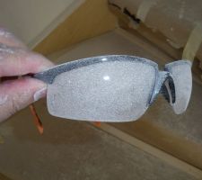Les effets du pistolet haute pression sur les lunettes de protection!