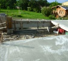 Dalle / garage plein pied (vu nord)