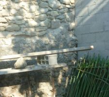 Mur cot&eacute; Sud/Est - remonte le mur existant