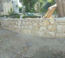 Mur coté Sud/Oust - mur de soutien