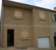 Enduit façade avant