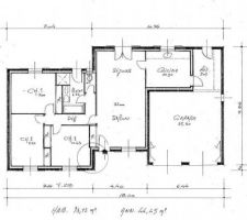 Le plan de la maison