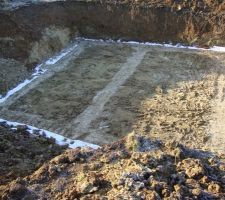 Drainage geotextile fondation