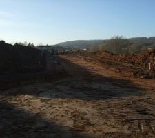 Commencement de la voierie !