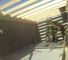 Charpente garage/buanderie/ch. parents