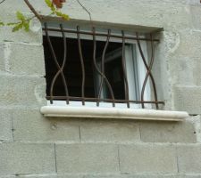 Grille de défense (SdB ouest) faite par le beau père