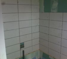 Salle d'eau en cours