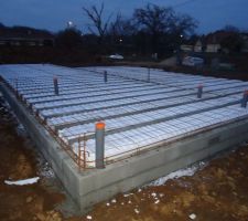 Vue d'ensemble de l'isolation du vide sanitaire.