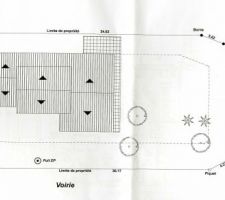 Emplacement de la maison sur la parcelle, qui va laisser le maximum d'espace jardin possible