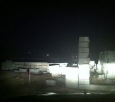 Vide sanitaire et garage en cours