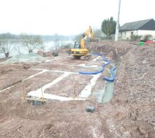 Pose du puits canadien