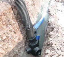 Regard étanche du puits canadien