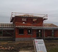 Chevrons lambris pvc posés