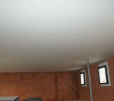 Plafond côté chambre