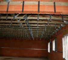 Préparation pour le plafond