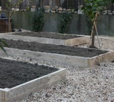 Réalisation d'un potager en carré