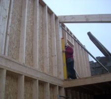 Fred avec le niveau.