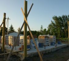 Vue sur le c&ocirc;t&eacute; et du terrain