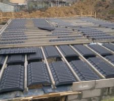 Pose poutrelles et hourdis