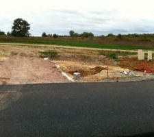 Aperçu de notre terrain...